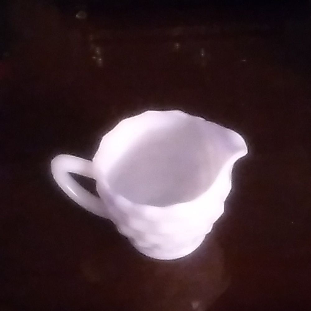 Milk Glass Creamer 